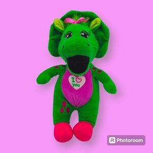Fisher Price Barney I Love You Baby Bop Singing Plush